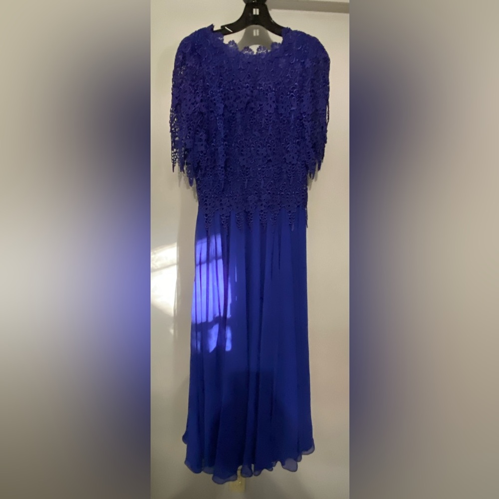 Vintage Cattiva Evening Dress, Lace Bodice